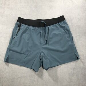 Ten Thousand The Interval Shorts Mens Large Blue Lined 5" Ins Cell phone Pocket